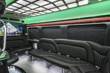 Naperville Sprinter Party Bus Interior